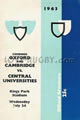 Central Universities (SA) Oxford and Cambridge Universites 1963 memorabilia